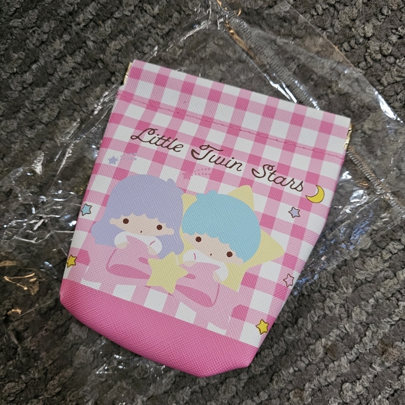 Sanrio Handbags - Sanrio Little Twin Stars Pink Cosmetic Bag